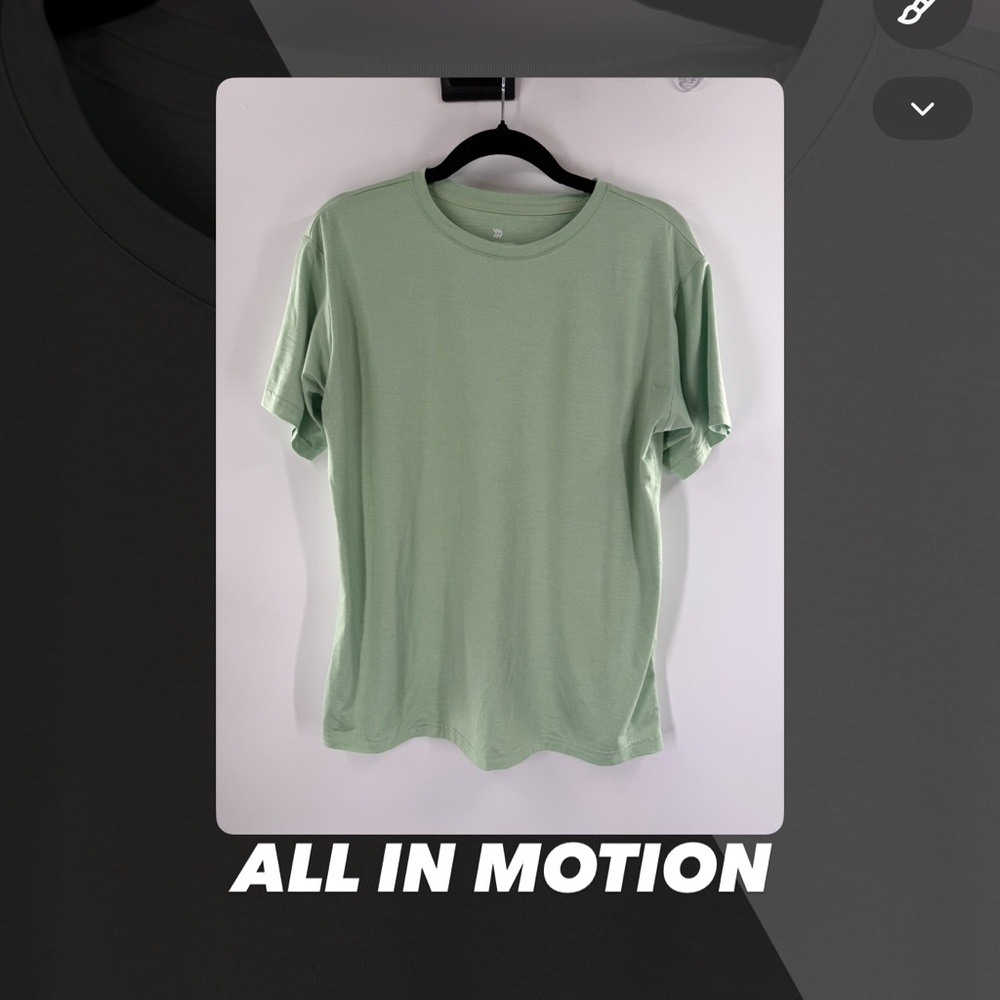 EUC All In Motion Green Tee Shirt